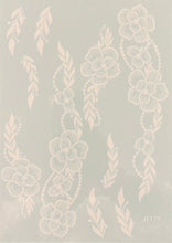 Afbeelding in Gallery-weergave laden, WHITE sticker tattoo flowers

